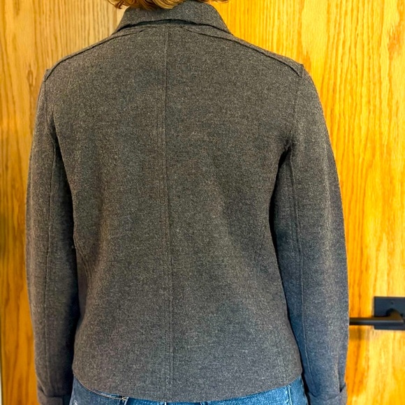 Eileen Fisher Boiled Wool Moto Jacket - Picture 3 of 7